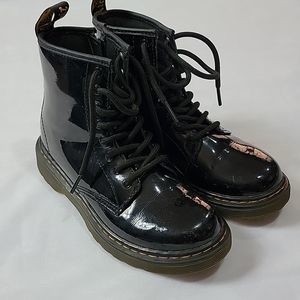 Dr. Martens Black Kids Boots